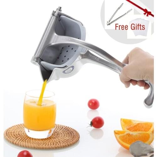 HOT-SALE Manual Juicer Squeezer Aluminum Alloy Hand Pressure Juice Pomegranate Orange Lemon Sugar Cane Kitchen Fruit Tool
