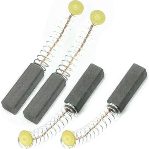 10pcs Carbon Brush Power Tool Parts Motor Coal Graphite Brushes Feathered 6x6x20mm Motorbrush Electric Drill For Angle Grinder