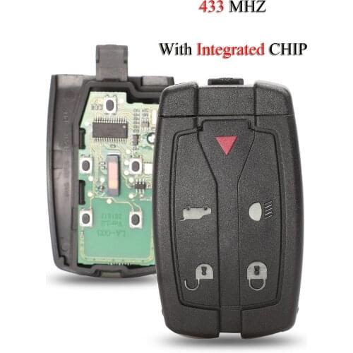 Kutery Remote Smart Car Key For Land Rover Freelander 2 3 LR2 Sport Fit Range Rover With Integrated Chip 5Buttons 433Mhz