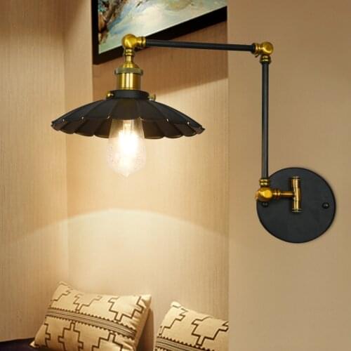 Steam punk Loft Industrial iron rust Water pipe retro wall lamp Vintage E27 sconce lights steampunk house lighting fixtures luz