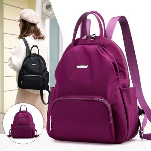 Womens Backpack 2020 Female Large Capacity Shoulder Bags Red Rucksack Casual Waterproof School Bag For Teenage Girl