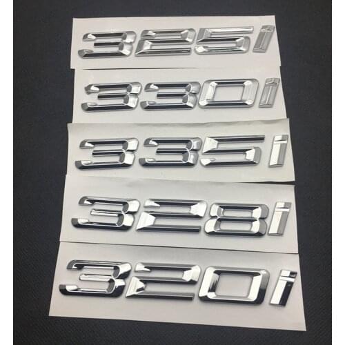 1PCS ABS Car Rear Badge Sticker for BMW M Performance 3 Sereis E36 E46 E90 E30 F30 316i 318i 320i 325i 328i 330i 335i 350i