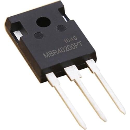 10PCS/LOT MBR40200PT Schottky rectifier diode 40A 200V direct-plug to-247