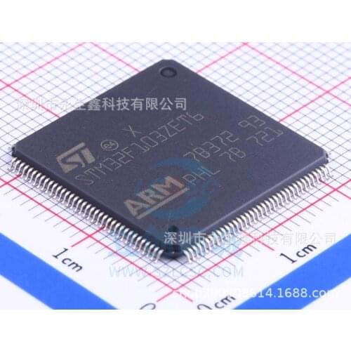 5/PCSGenuine Original STM32F103ZET6 LQFP-144 Arm Cortex-M3 32-Bit Microcontroller MCU