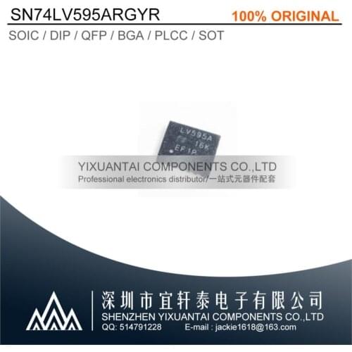 5pcs/lot 10pcs/lot 50pcs/lot Free shipping 100% original SN74LV595ARGYR SN74LV595A LV595A QFN16