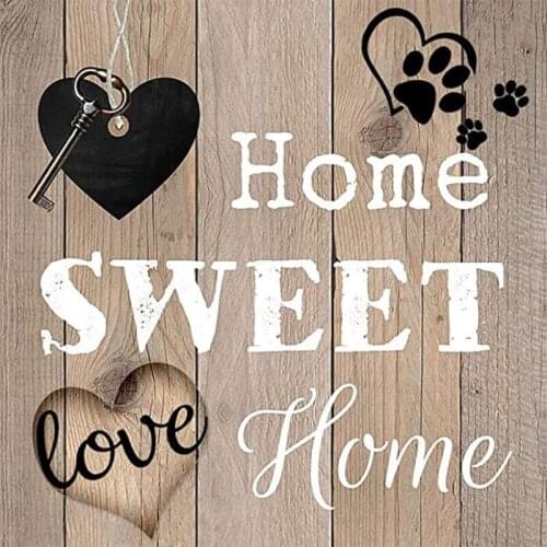 Letter Sweet Family Love 5D Diy Diamond Painting Full Round Cross Stitch Kits Picture of Rhinestone Mosaic EmbroideryZP-2122