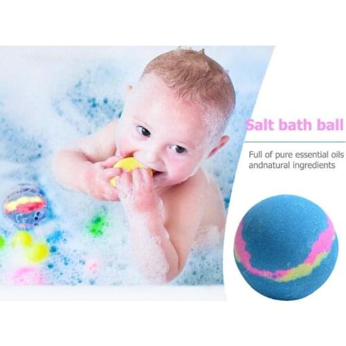 Bath Salt Bombs Bubble Bath Salt Ball Handmade SPA Stress Relief Exfoliating Body Cleaner Essential Oil Spa Shower Ball