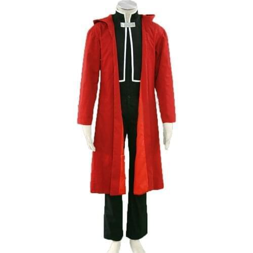 FullMetal Alchemist Edward Elric Halloween Whole Suit Cosplay Costume 11