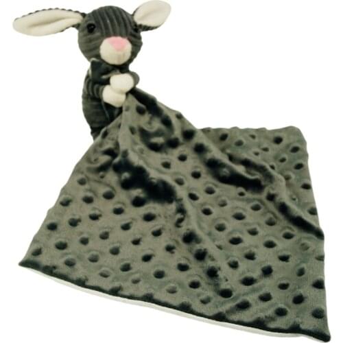 Baby Soother Appease Towel Soft Animal Doll Teether Infants Sleeping Blanket Toy 24BE