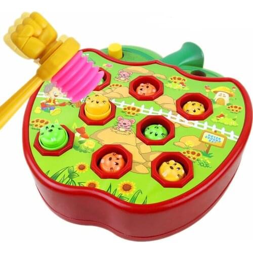 Electric Toy Battery Operated Sounding Unisex Electronic Plastic Electric Whack-a-mole Educational Toys Childrens 2021