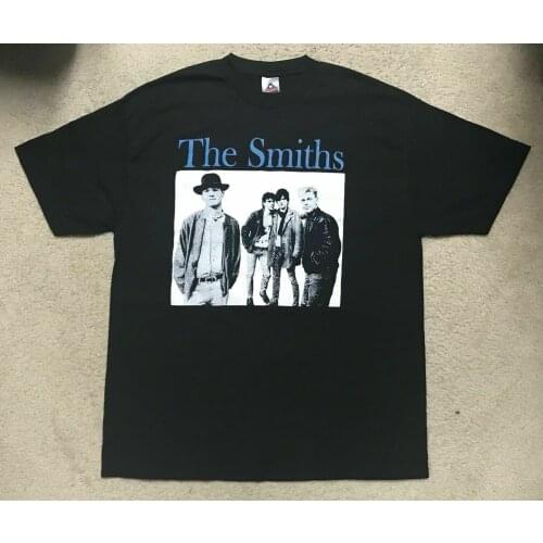 The Smiths Morrissey T-Shirt Black English Rock Band Brand Style Short Sleeve