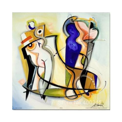 Oil Painting for room decor In the Mood abstract art Handmade High quality