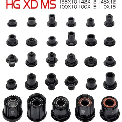 Cubierta de cubo para bicicleta de montaña, adaptador QR o thru XD para DT Swiss freewheel dt240 350 370, tapas para MTB