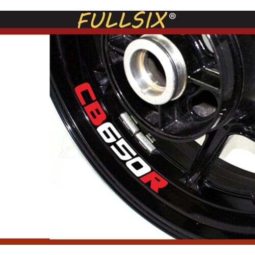 Motorcycle Sticker Waterproof Tire reflective logo sticker wheel logo decals for HONDA CB650R cb650r moto sticker