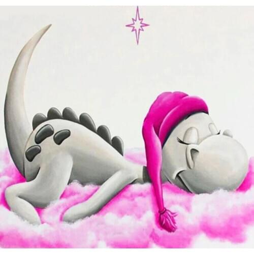 New Full Square Diamond 5D DIY Diamond Painting"Cartoon dragon baby"3D Embroidery Cross Stitch Rhinestone Mosaic Home Decor