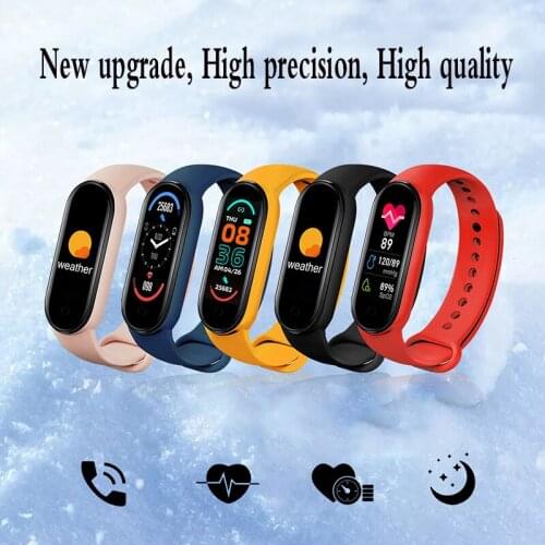 New Upgrade High Quality M6 Bracelet Fitness Tracker Smartband Heart Rate Blood Pressure Monitor Band For XIaomi Smart Watch