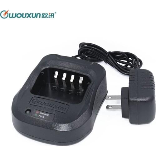 Original Wouxun KG-UV9D Walkie Talkie Battery Charger 100V-240V for Wouxun KG UV9D Plus Transceiver Ham Two Way Radio