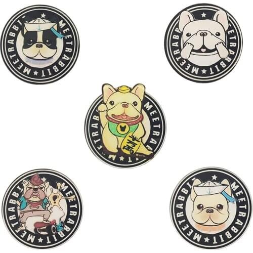 The Lovely Dog Brooches Of Acrylic Animal Brooches Can Be Given To Friends Or Women As Schoolbag Or Backpack Decoration