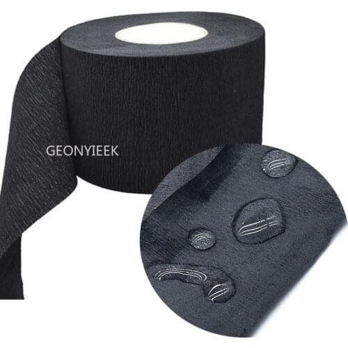 Professional Neck Paper Black Salon Barber Hair Dresser Roll Cutting Dressing Hairdressing Collar Accessory Necks Covering