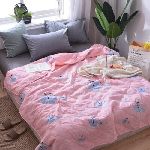 Drop ship cheap New arrival thin Blanket Comforter Bed Cover Quilting Summer Quilt Home Textiles Suitable for Children Men Adult