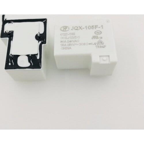 2PCS 100%Original New Relay JQX-105F-1-005D-1HS / HF105F-1-012D-1HS / HF105F-1-024D-1HSF 4PINS 30A 12VDC Relay