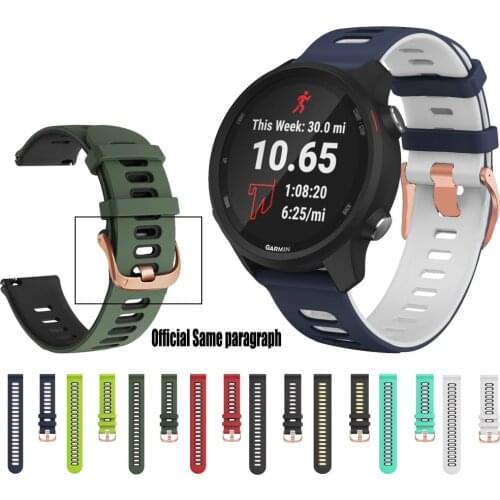 For Garmin Venu/Vivoactive 3 4/HR/245/645 Smart Watch Replacement Silicone Watch Strap For Huami Amazfit Bip/GTS 20MM Wristband
