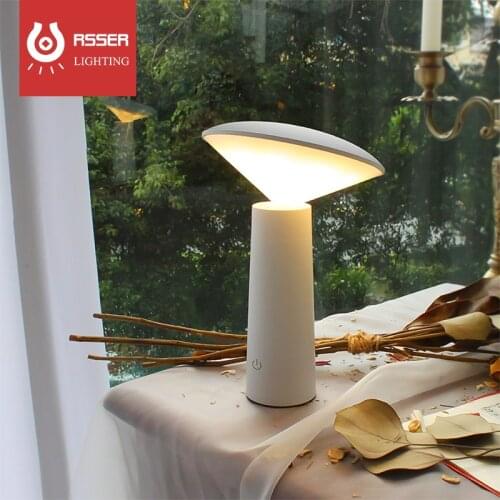 Modern LED Touch Office Wireless Novelty Students Study Reading Desk Lamp USB Rechargeable Nordic Night Light