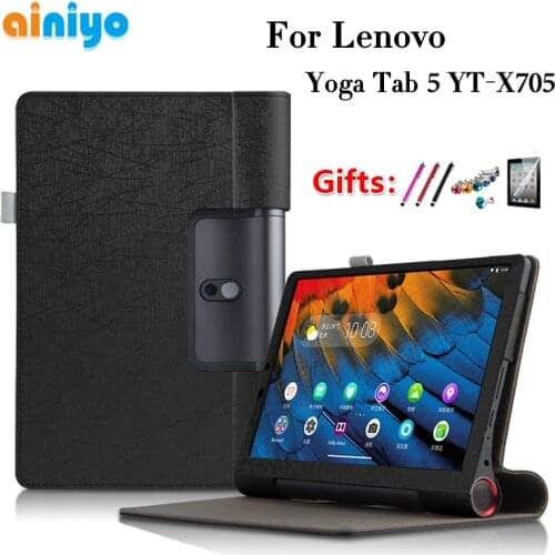 Protective Case for Lenovo Yoga Smart Tab YT-X705F 10.1"tablet for Lenovo Yoga Tab 5 YT-X705 Cover Case + Film Gifts