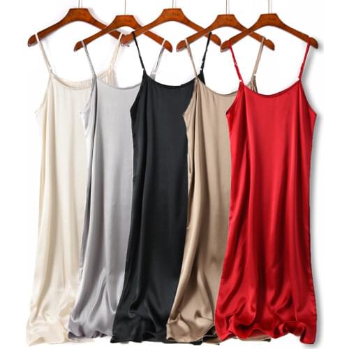 1PC 100% Pure Silk Chemise Nightgown Nightdress Sleepwear with spaghetti straps JN000