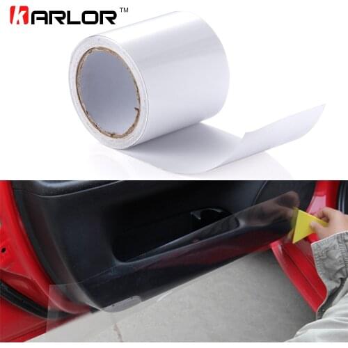 10cm x 3/5/10M Rhino Skin Sticker Car Bumper Hood Paint Protection Film PVC Vinyl Clear Transparence Film Car Auto Decal