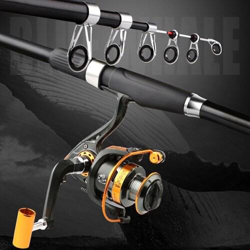 2020 High Sensitivity Luminous Rod Tip 2.1M 2.4M 2.7M 3.0M Telescopic Sea Fishing Pole Heavy Fishing Ultralight Spinning Rod