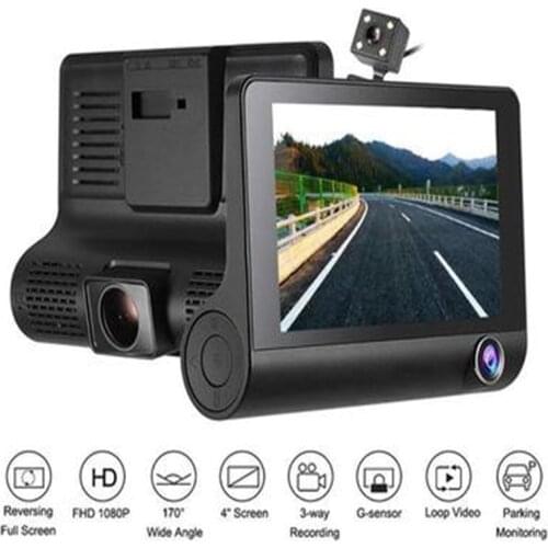4" IPS Dual Lens Car DVR Camera FHD 1080P Car Driving Recorder Auto Camera Dashcam Dash Cam Car registrar Spuer Night Visions