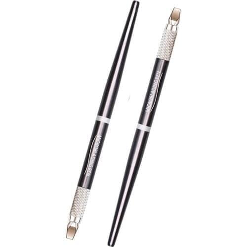 Newest 5pcs Tattoo Manual Pen for Permanent Makeup Eyebrow Lip Caneta Tebori Microblading Pen 3D Embroidered Pen