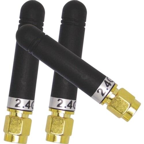 50pcs/lot SW2400-ZT48 - small 48mm 2.4GHz Straight Rod RF Antennas