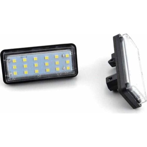 2pcs Error Free For Lexus LX470 GX470 Toyota Land Cruiser 120 Prado Land Cruiser 200 Car LED Number License Plate Light Kit