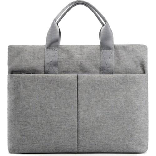 Laptop Carrying Case fits for 13 Inch Laptop and Tablet, Durable and Nylon Fabric, with 2 Pockets, Business Casual or School