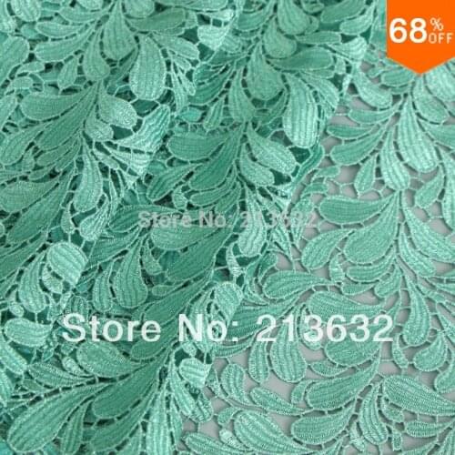 D po34 Selling boutique high-end water soluble embroidered cloth Computer embroidery lace embroidered with fabric perfume 5 yard