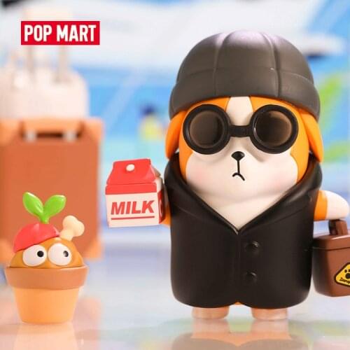 POP MART Coogis & Foody Coogis Vagrant Life Collection Doll Collectible Cute Action Kawaii animal toy figures free shipping
