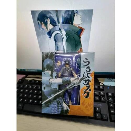 Ninja Model Action Shf Uchiha Sasuke Figure Toys For Children Anime Naruto Colletible Gift Dolls Chidori Sasuke Orochimaru Model