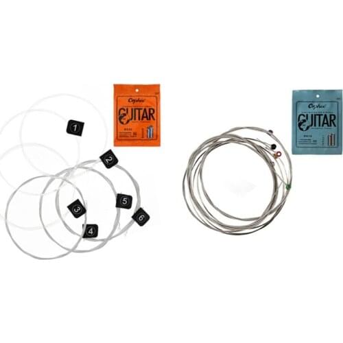 Orphee 1 Set Classical Guitar String Series Nx-35 & 1 Set Electric Guitar String Set Great Bright Tone Rx19