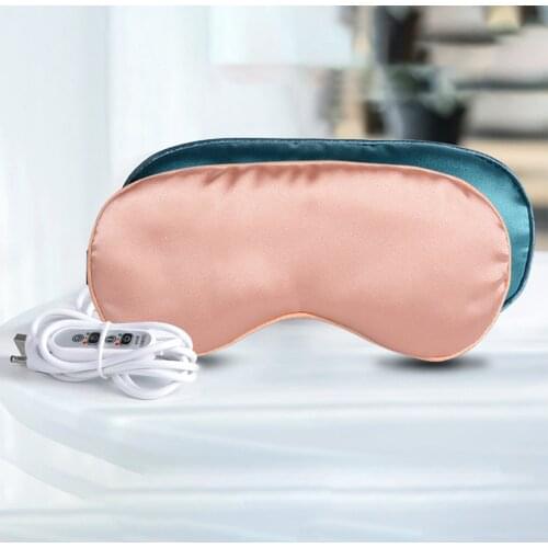 Plug-in Heating Steam Eyes Mask Eye Spa Treatment Usb Moxa Hot Compress Shading Sleep Moisturizing Eyes Massage Mask Eyes Cover