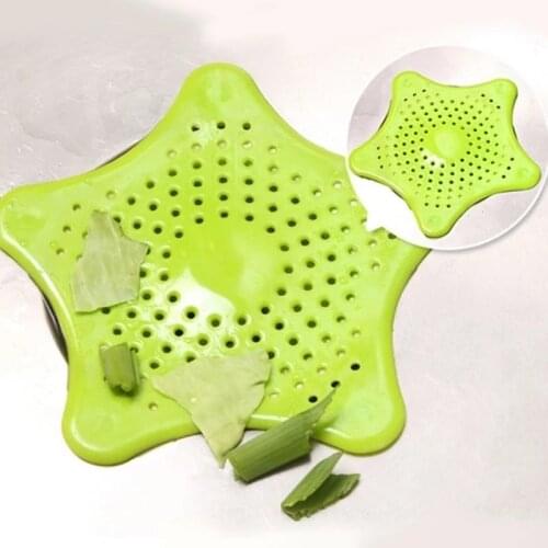 Pentagram Sink Sewer Filter Floor Drain Strainer Water Hair Stopper Bath Catcher Shower Cover Anti Clogging Kitchen Bathroom
