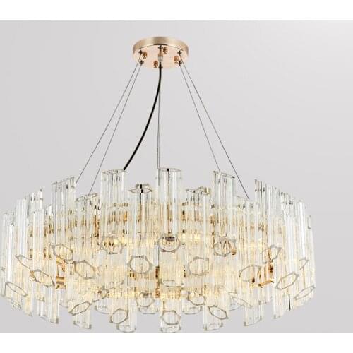 Light luxury post-modern creative personality hotel lobby living room dining room bedroom minimalist glass chandeliers