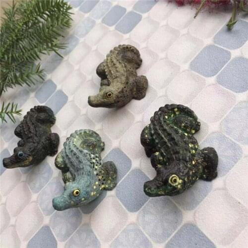 QIQIPP Three-dimensional cute crocodile resin decorative magnet