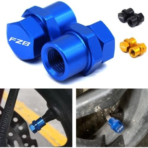 High Quality Motorcycle CNC Aluminum Wheel Tire Valve Stem Caps Airtight Covers Accessories With logo For YAMAHA FZ1 FZ6 FZ8