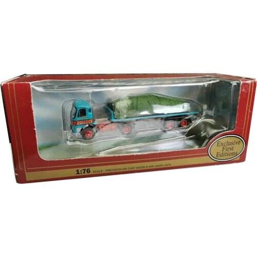 1:76 British Classic Vintage Retro Pallet Alloy Truck Model Metal Diecast & Toy Vehicle For Collection Display Gift Collectible