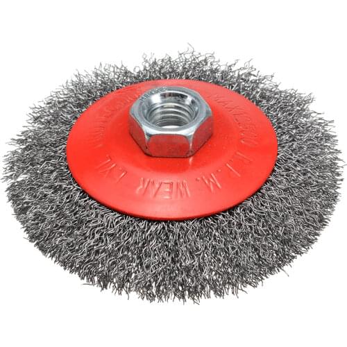 100mm Wire Brush Wire Wheels Replacement Polishing Electric Drill Grinding Mill Polish Derusting for Angle Grinder Abrasive Tool