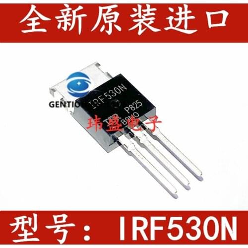10PCS Field effect tube IRF530NPBF IRF530N the TO-220 in stock 100% new and original