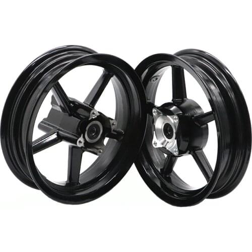 12/15mm hole 2.50/2.75-12inch Front & 3.00/3.50-12inch Rear Dirt bike Pit Bike Vacuum Wheel Rim Front Rear Motorcycle Wheel Hub