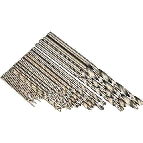 25Pcs Hss Micro Twist Drill Bit Set 0.5mm~3mm High Speed Steel Pcb Mini Drill Jewelry Tools For Dremel Bit Electric Drill